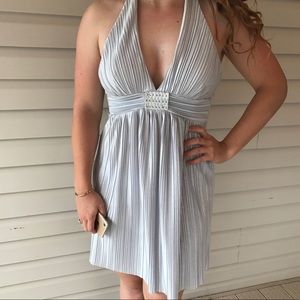 Grey Prom Dress